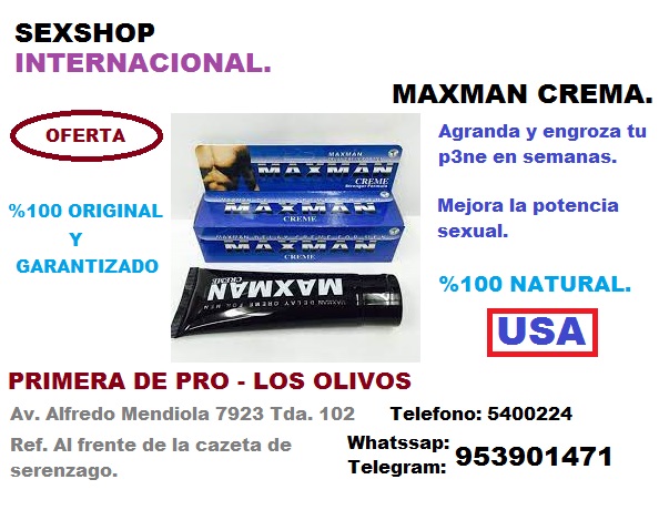 maxman crema aumenta el tamaño de pen3